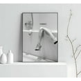 thumbnail image 2 of Woman in Bathtub Art, Black And White, Bathtub Print, Feminist Poster, High Heels Poster, Girl Bathroom Wall Art,Sexy Girl Poster,Dining Room Wall Decor Ideas, Art Deco Frameless 20x30inch, 2 of 5