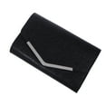 thumbnail image 1 of EeaseCA Sac de Soirée Sac à Main Mariage Fête Sac à Message Pochette Sac à Main Sac à Chaîne Simple pour Femmes Dames (Noir), 1 of 7