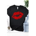 thumbnail image 3 of Red Lips Valentines Graphic Tee, 3 of 6