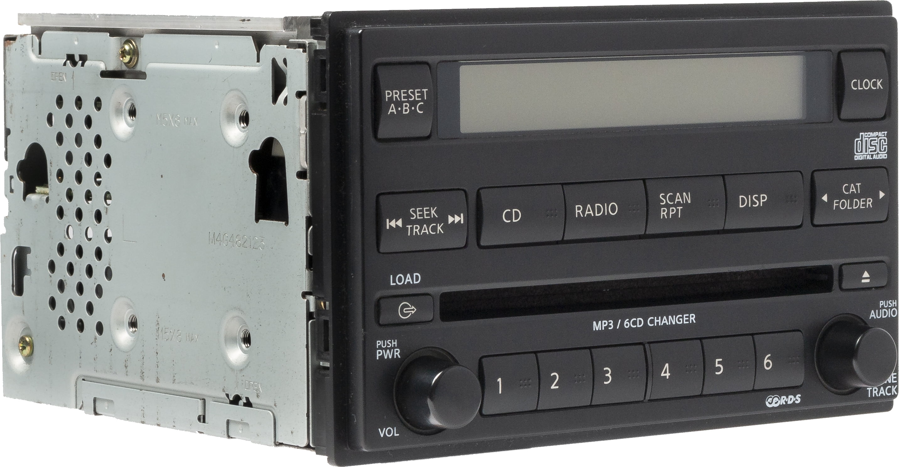 Restored 2006-07 Nissan Pathfinder AMFM Radio 6 Disc CD MP3 Player Part Number 28185ZP40A (Refurbished)