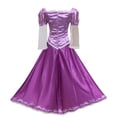 thumbnail image 4 of Hotcostyle Robe Violette Raiponce Costume de Cosplay Robe Princesse Lepe Robe Violette Robe Magique, 4 of 5