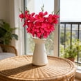 thumbnail image 6 of Artificial Gladiolus Flowers, Multi-Heads Single Stem for Wedding Home Decor, Lifelike Faux Flowers for Outdoor Photography Props, Garden Event Decoration, Artificial Gladiolus Flowers * 6 Bunches, 6 of 7