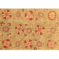 thumbnail image 1 of Ahgly Company Indoor Rectangle Abstract Brown Modern Area Rugs, 2' x 3', 1 of 4