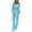 Light blue, variant on EKOUAER Women's Velvet Velor Tracksuits 2 Piece Lounge Outfits Zip Up Sweatshirt and Sweatpants with Pockets