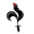 thumbnail image 1 of Estacas de pollo negras en miniatura con forma de animal para decoración de jardín al aire libre Estilo 6, 1 of 3