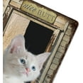 thumbnail image 6 of Vintage Iron Hanging Plate Nice Butt Cat Funny Bathroom Decor Vintage Metal Tin Sign Iron Painting for Bathroom Home Bar Coffee Kitchen Wall Decor Toilet Posters Housewarming Gift 12"x16", 6 of 8