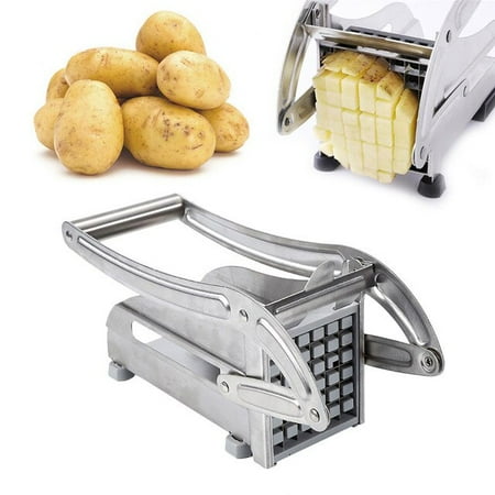 

Home Hand French Fries Machine Stainless Steel Press French Fries Making Tools Potato Chips Cutter Fruit Slicer Kitchen Gadgets