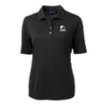 thumbnail image 2 of Women's Cutter & Buck  Black Cleveland Browns Virtue Eco Pique Recycled Polo, 2 of 3