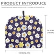 thumbnail image 6 of HELLHERO Keep Warm Polyester Canvas Teapot Insulated Cosy Daisy Pattern Lightweight Tea Cosy for for Tea Pots, 6 of 6