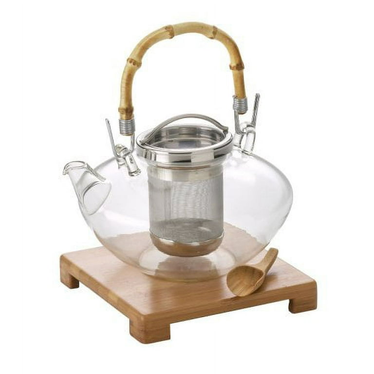 Glass Teapot Warmer, Zen Tea