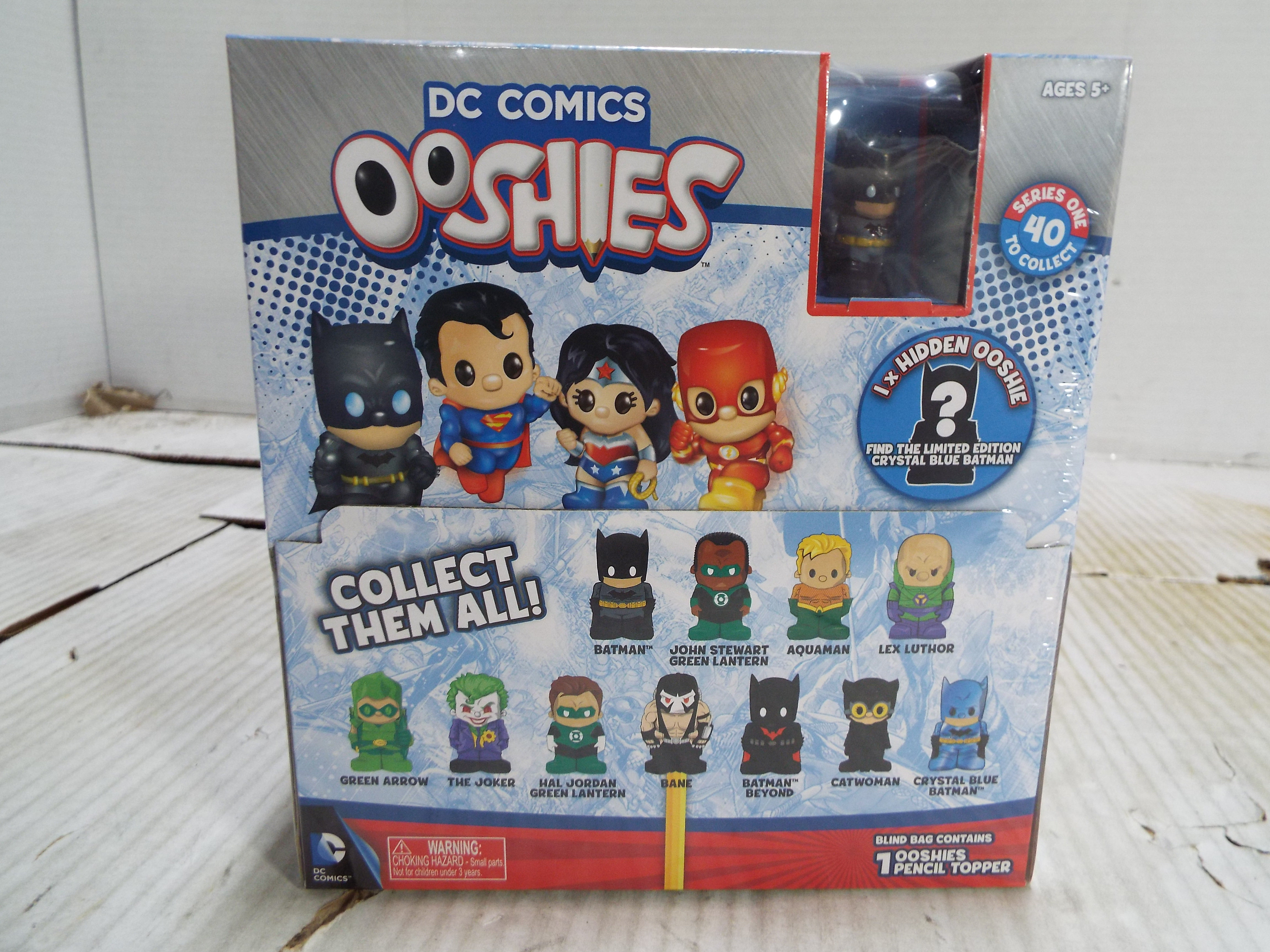 Random Lot 50PCS Ooshies Collect DC Comics Marvel TMNT Pencil Topper Figures Toy 