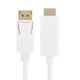 thumbnail image 2 of Cable DP a HDMI de 1,8 m, cable de conexión, convertidor de audio y vídeo, compatible con 4K Ultra HD, 2 of 8