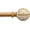 Maple Wood, variant on Boho Wood Curtain Rods for Windows 48 to 84 inch,1" Adjustable Heavy Duty Window Curtain Rod with Imitation Wood Grain Finials,Rustic Decorative Drapery Rods Set,Size:36-88'',Weathered Wood