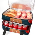 thumbnail image 5 of Christmas Double Layered Insulated Refrigerated Lunch Bag with Large Capacity - 7.1x11.4x16.1 Inches Hand Carry Lunch Bags, 5 of 6