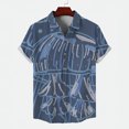 thumbnail image 2 of Camisas de hombre con medusas, camisas de vestir duraderas para hombre, ropa para hombre asequible, camisa formal clásica de color liso con estrellas, 2 of 4