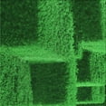 thumbnail image 1 of Ahgly Company Machine Washable Indoor Square Transitional Deep Emerald Green Area Rugs, 4' Square, 1 of 7