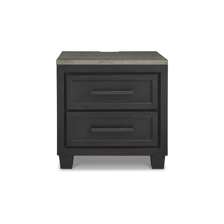 Foyland Nightstand - Black/Brown Foyland Nightstand - Black/Brown