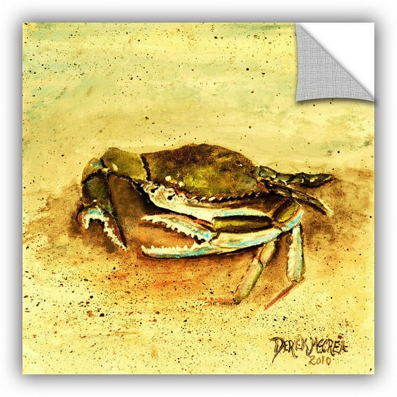 ArtAppealz Derek Mccrea "Crab" Removable Wall Art