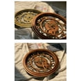 thumbnail image 5 of CHAO Reloj de pared vintage de 11 "-negro, reloj de pared esqueleto creativo, reloj de pared de salón con luz redonda, estilo de lujo, 5 of 5