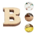 thumbnail image 4 of 200Pcs Mixed Wooden Letters for Crafts Unfinished Wood Alphabet Letters for DIY Projects Small Wooden Letters for Home Decor Artistic Kids' Projects 15mm Wood Chips, 4 of 8