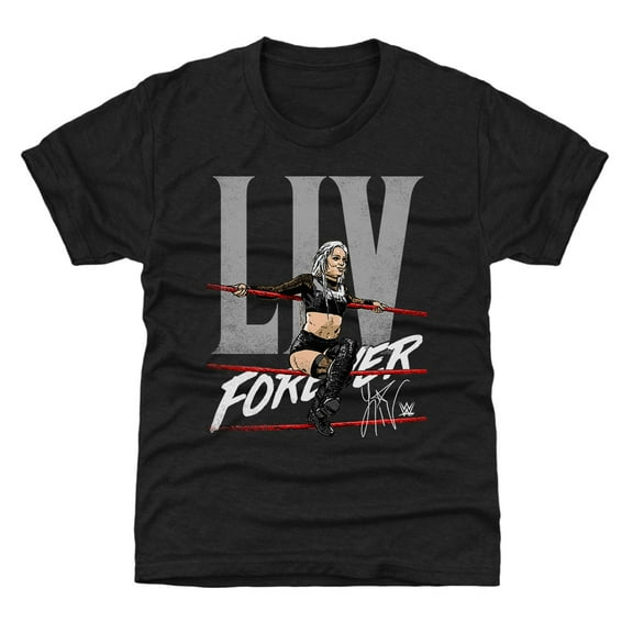 Youth 500 Level Black Liv Morgan Liv Forever T-Shirt