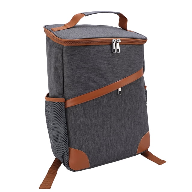 Cooler Backpack, Cooler Insulated Backpack Cooler Bag Lunch Backpack with Large Capacity Leakproof Multifunctional Beach Camping Picnic Thermal Backpack for Work Camping Beach