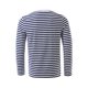 thumbnail image 3 of Camiseta de hombre de rayas de cuello redondo de manga larga Inspire Chic para el Día del Padre 50 azul marino, 3 of 8