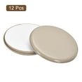 thumbnail image 3 of Uxcell Furniture Sliders Plastic Self-adhesive Round Sliding Pads for Carpeted Tile Vinyl Hardwood Floors 2 3/4" 12Pcs, 3 of 6