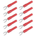 thumbnail image 2 of Fork Spade Wire Connectors, 30Vac-60Vdc Brass Material U Type Wire Connector Maximum.10A  For Tape Recorders For Game Consoles Red, 2 of 8