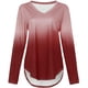 thumbnail image 3 of ICHUANYI Clearance Womens Sexy V-neck Collar Zipper Color Short Sleeve Fold Casual Blouse Tops(Red, S) ICHUANYI WER2023081405900, 3 of 3