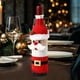 thumbnail image 1 of Christmas Wine Bottle Set Knitted Cloth Old Man Doll Champagne Set Desktop Dress Up Props, 1 of 7