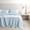 Ice Blue, variant on 100% Washed Cotton Percale Sheet Set - Includes 1 Flat Sheet, 1 Fitted Sheet and 2 Pillowcases