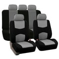 thumbnail image 2 of FH Group Car Seat Covers Full Set Cloth - Universal Fit, Automotive Seat Covers, Airbag Compatible, Solid Bench Rear Seat, Washable Car Seat Cover for SUV, Sedan, Van, 2 of 9