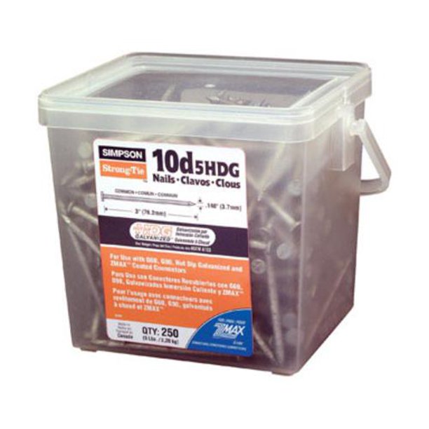 Simpson StrongTie 10D5HDG 10D HDG Nails, 5 Pound Box