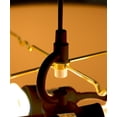 thumbnail image 3 of 2 Light Swag Conversion Kit Plug-In Ceiling Light Cord, Black, 3 of 3