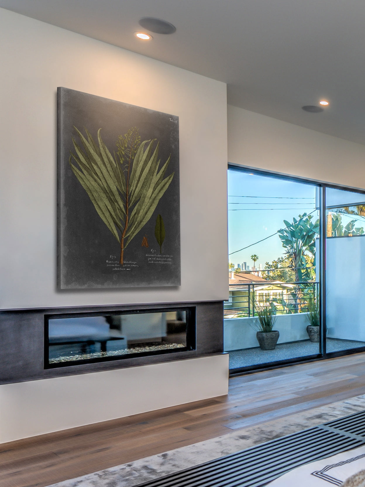 "Foliage Dramatique II" Painting Print on Wrapped Canvas