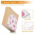 thumbnail image 5 of Yayeee Napkin Holder for Table Set of 2 Kitchen Paper Tissue Organization, Geometric Love, 5 of 8