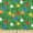 Green,Multi, variant on Holiday Floral Print Broadcloth Fabric - Black Multi-Color Polyester Cotton 58/60" By The Yard
