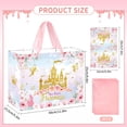 thumbnail image 3 of Her Royal Fiveness Birthday  Bag,   Castle Floral Princess 5th Birthday  Wrap Bags with Handles, Tissue Paper and Greeting Card for Girls 5 Year Old Party Favors Decorations, 3 of 6