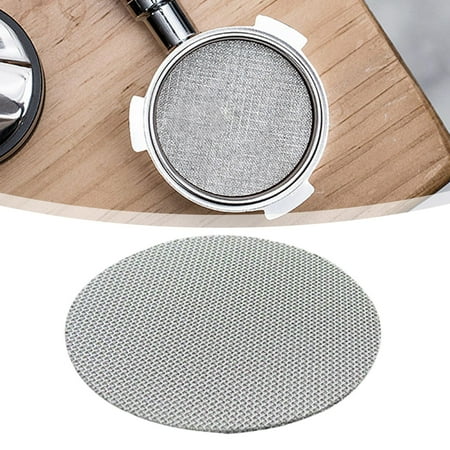 

Espresso Puck Screen Coffee Filter Screen 1.7mm Thickness Professional Coffee Portafilter Filter for Espresso Portafilter Filter Basket 51mm 150micron