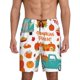 thumbnail image 1 of Fotbe Fall Pumpkins Pantalones Cortos de Pijama para Hombre, Ropa de Dormir, Pantalones de Pijama Cortos para Hombre-XX-Large, 1 of 6