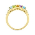 thumbnail image 4 of Everly Women's Topaz and Peridot Citrine Amethyst Sterling Silver Ring, 4 of 7