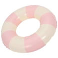 thumbnail image 2 of Inflatable Float Swimming Ring Beach Pool Party Swimming Ring PVC Striped Swimming Ring Size 80#, 2 of 3