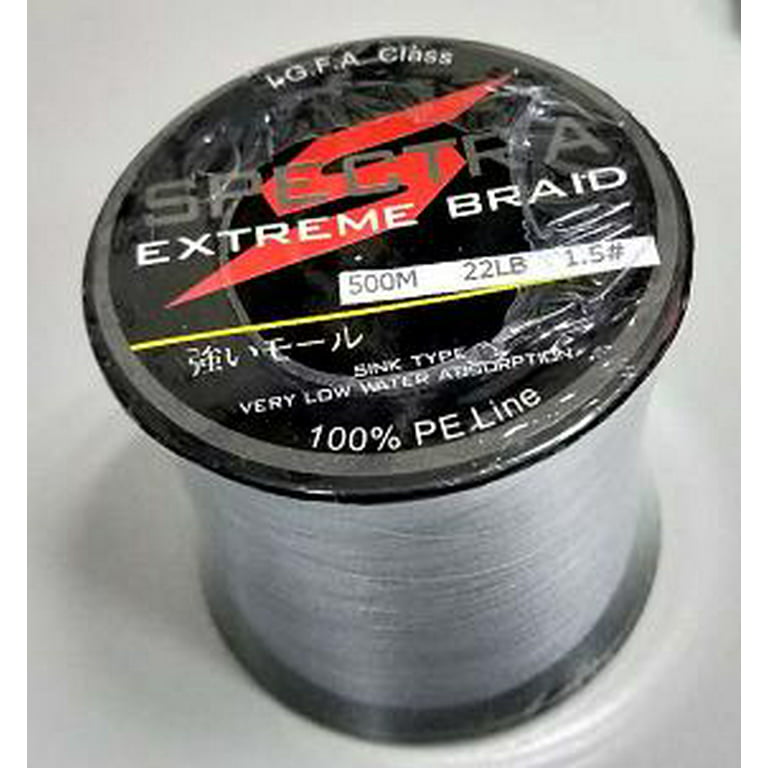 100% PE 4 Strands Braided Fishing Line, 10 20 30 40 lb Sensitive Braided Lines, Super Performance and Cost-Effective, Abrasion Resistant 40lb