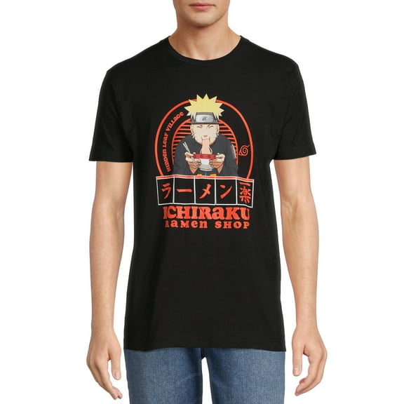 Naruto Shippuden Men's & Big Men's Graphic Tee Shirt, Sizes S-3XL