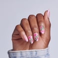 thumbnail image 2 of Kiss Core Design Press On Nails Almond, Springtime Splendor, Pink, Medium, 32 Count, 2 of 11
