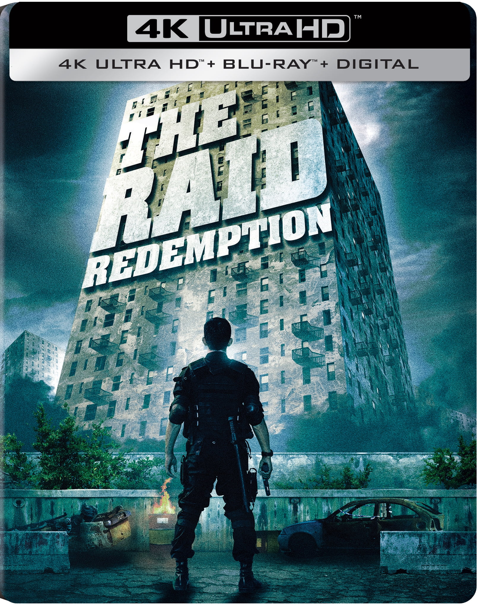 The Raid: Redemption SteelBook (4K Ultra HD + Blu-Ray + Digital Copy)