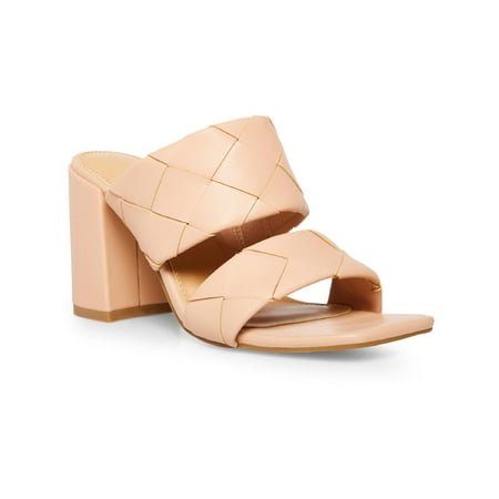 

Madden Girl Womens Darre Faux Leather Heel Sandals Pink 7.5 Medium (B M)