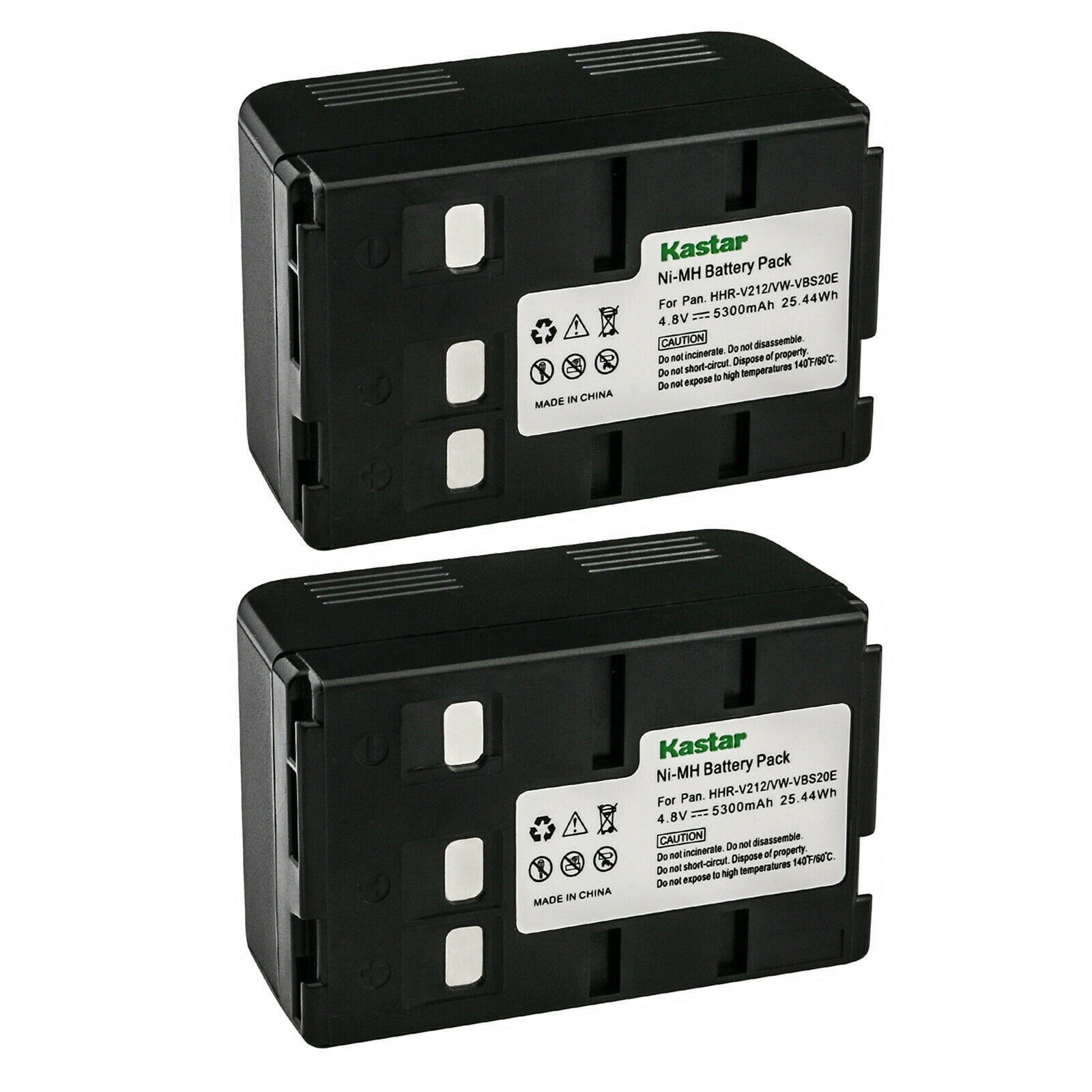 Kastar HHRV212 / VWVBS20E Battery 2Pack Compatible with Panasonic VW