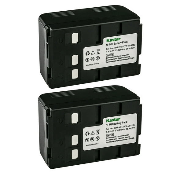 Kastar HHR-V212 / VW-VBS20E Battery 2-Pack Compatible with Panasonic NV-VX30 NV-VX30EN NV-VX31 NV-VX33 NV-VX33EG NV-VX33EN NV-VX33ENH NV-VX3A NV-VX5 NV-VX51 NV-VX55 NV-VX55A NV-VX55EG Camera
